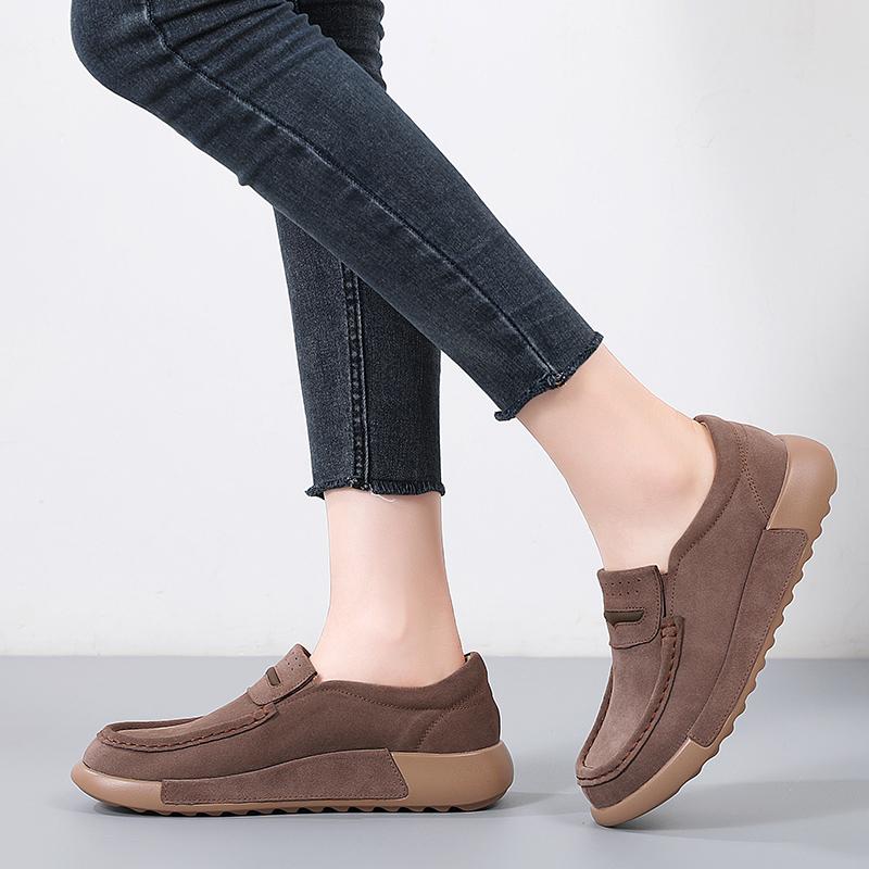 Fashion Women's Shoes Light Soles Casual Shoes Women's Loafers Flats Sneakers Plus Size 43
