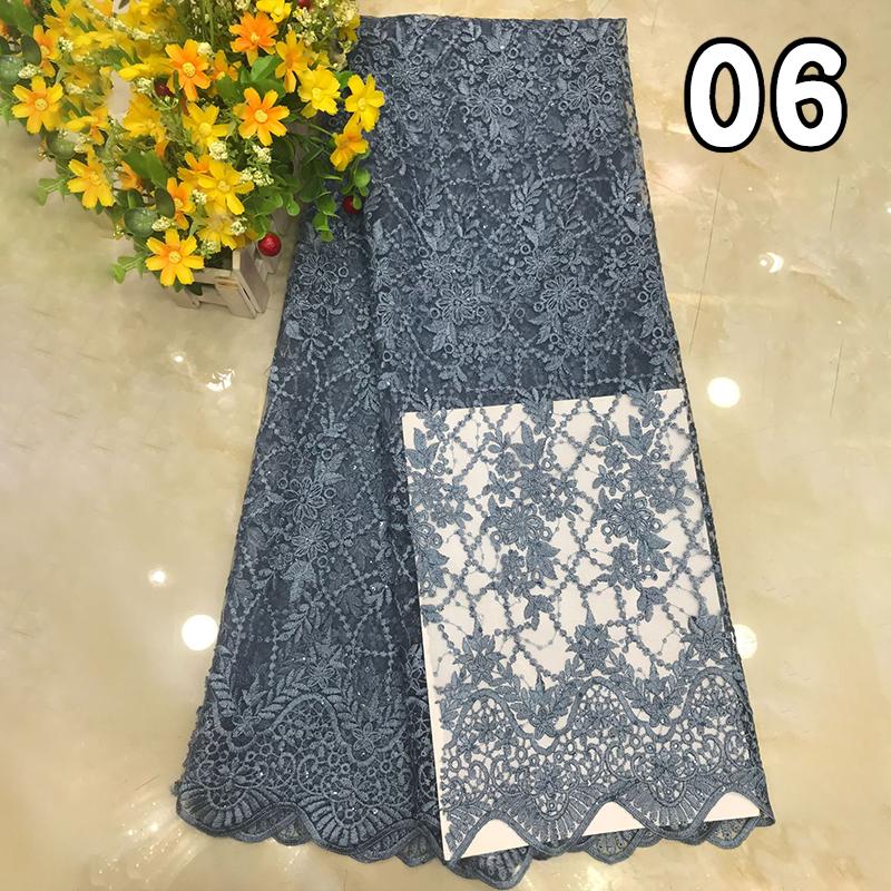 1yard Embroidered Mesh Fabric Cheongsam Dress Costume Dance Wear DIY Sewing Lace Fabric French Design 3D Embroidery Cloth