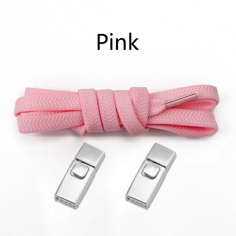1 Paar Druckverschluss Schnürsenkel ohne Binden Elastische Schnürsenkel Sneaker Erwachsene Kinder 8MM Flach Tennis Keine Schnürsenkel zum Binden für Schuhe Zubehör