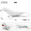Solid Realistic Marine Animal Model, Pure White Beluga Whale Toy Kids Early Education Figure