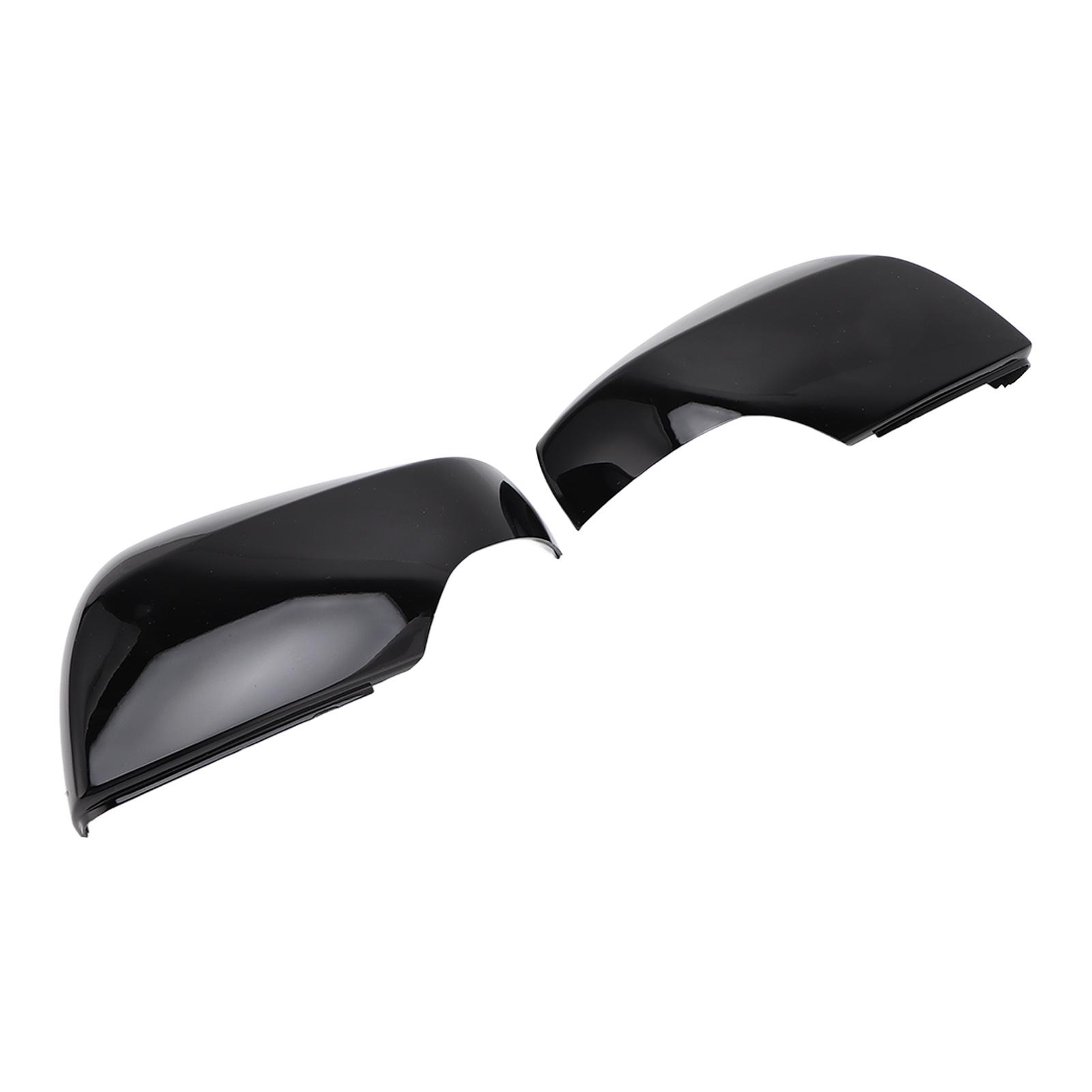 

2 шт. боковая крышка зеркала заднего вида глянцевая черная 91059AJ210 замена для Subaru Forester Outback