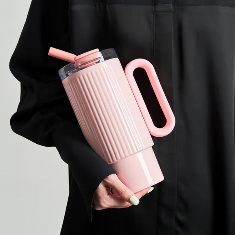 HOLOHOLO 1л Римская термобутылка для воды с трубочкой