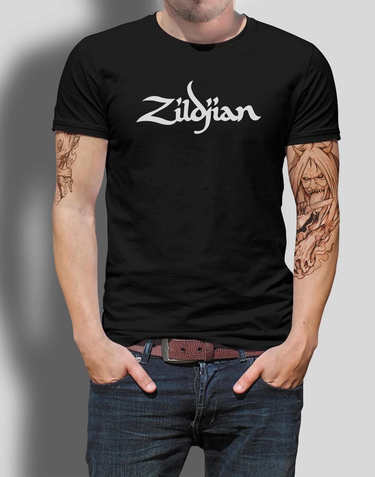 Zildjian Logo T-Shirt Drummer Merch Music Cymbals Top Tee XXL