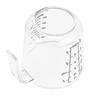 Baking Tools: Large 600ml & 300ml Transparent Plastic Measuring Cups, Kitchen Utensils