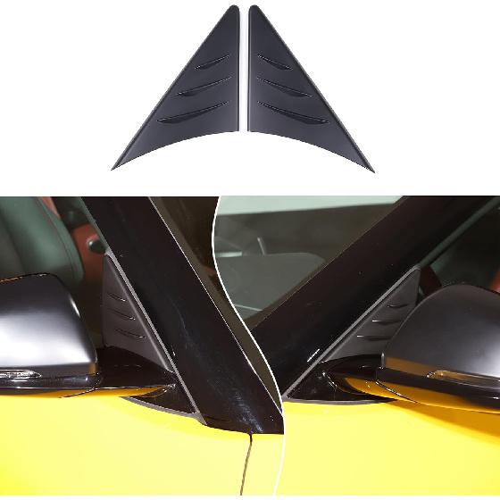 

Fit for Toyota Supra GR A90 A91 MK5 2019-2026 ABS Rearview Mirror Side Spoiler Trim Cover, Channel The Car Air, Reduce The Wind Noise Inside The Car матовый черный
