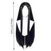 Parrucca Capelli Lisci Ultra Lunghi da 40 Pollici Versatile Anime Parrucca Liscia Cosplay Festa