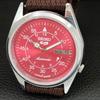 Seiko 5 AUTOMATIC 7009A VINTAGE REFURBISHED JAPAN MENS RED DIAL WATCH A445824-1