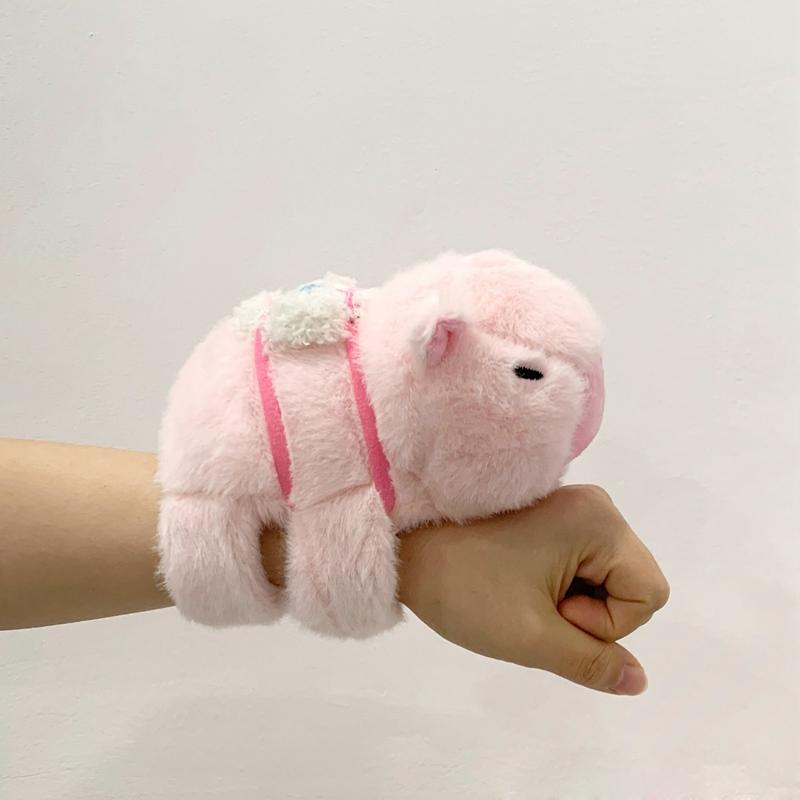 Dier Capybara Vos Polsband Pluche Poppen Speelgoed Zachte Polsband Kerstcadeaus