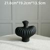 1Pc Water Cultivation Imitation Ceramic Plastic Vase Home Living Room Plastic Chic Vase, Modern Minimalist Desktop Decor