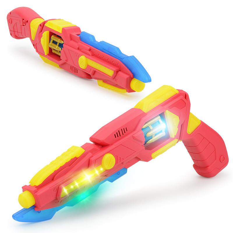 Children'S Electric Sound And Light Deformable Toys, Telescopic Vibration Flash Sword Plastic Models, Boys' Toys