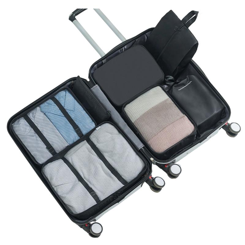 AEE2-Packing Bags For Travel, Luggage Organizer Bag For Travel Accessories Essentials, Travel Cubes For Carry
