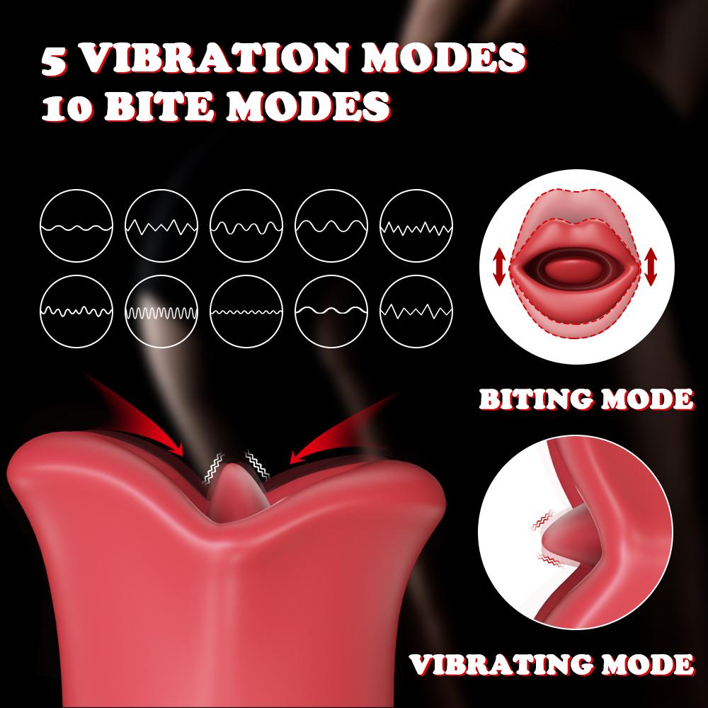 Mouth Sucking Tongue Licking Clitoris Massager Simulates Real People Sucking Tongue Licking Stimulates Clitoris Nipple Sex Toys