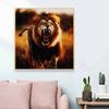 New Arrival 5D DIY Full Circle Diamond Painting "Lion" Embroidery Cross Stitch Home Decor Gift