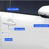 DSJW3 Car Door Cup Bowl Protector Film Transparent Anti-Scratch Handle Stickers For BMW M3 M5 X1 X3 X5 X6 E90 E91 E92 MWN WAN TIE-2