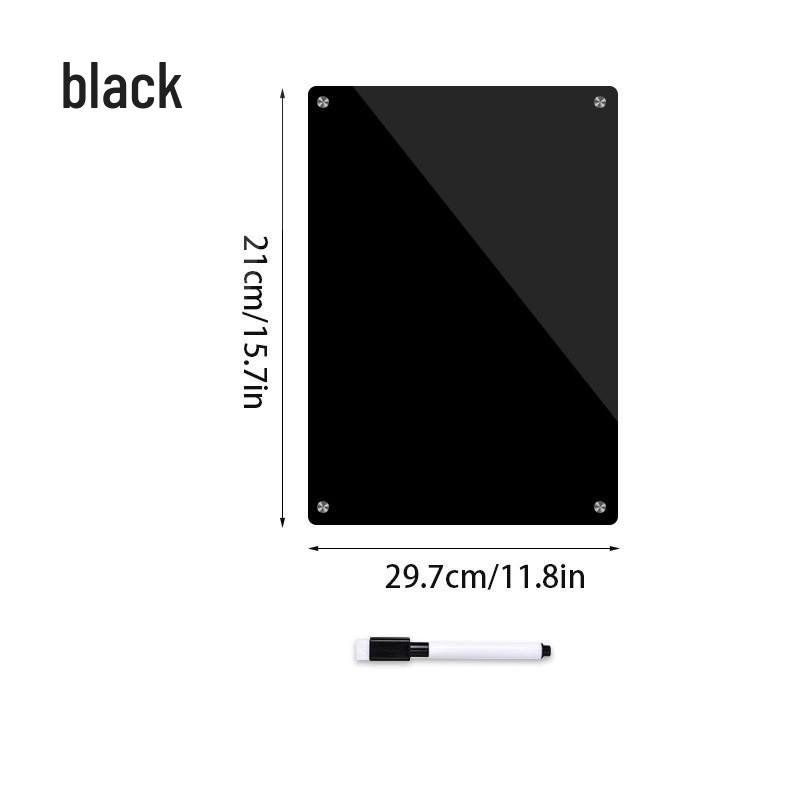 3D Magnetic Acrylic Erasable Note & Planner Board for Refrigerator