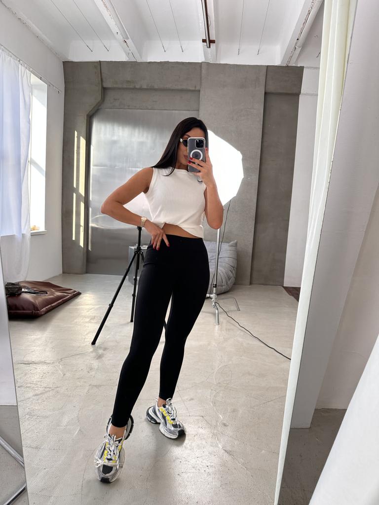 Лосины PEONY Леггинсы №2 7XL Черный (3008241-64-66:16)