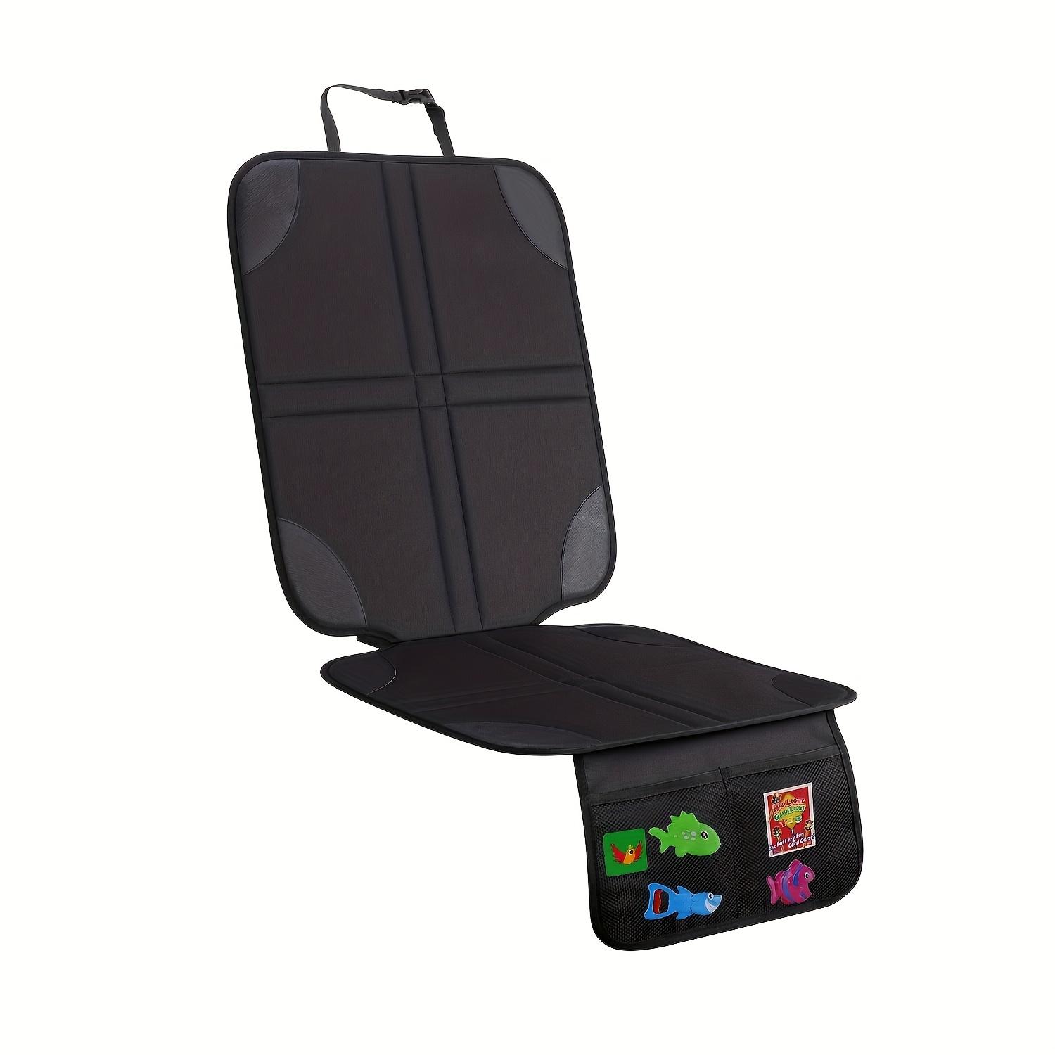 

Car Seat Protector, Padding Seat Protector Under Baby Car Seat, Waterproof Non-Slip Seat Cover for Child and Pet with Pockets 1PC