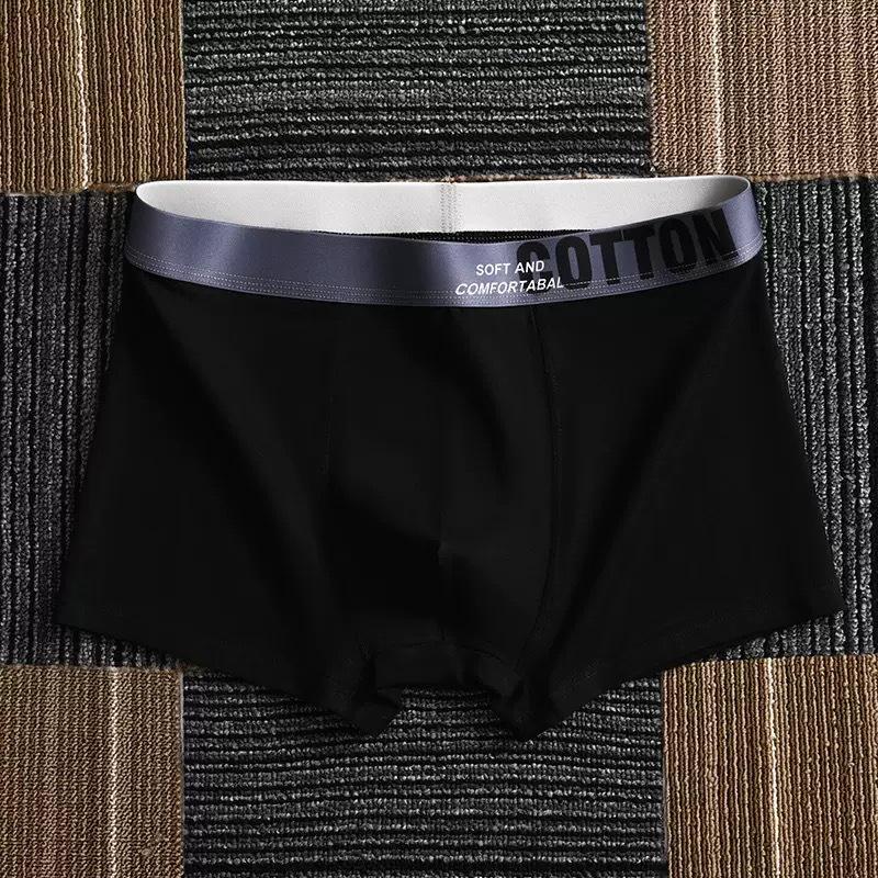 Men's Pure Cotton Plus Size Boxer Briefs - Comfortable, Breathable, Youthful Style