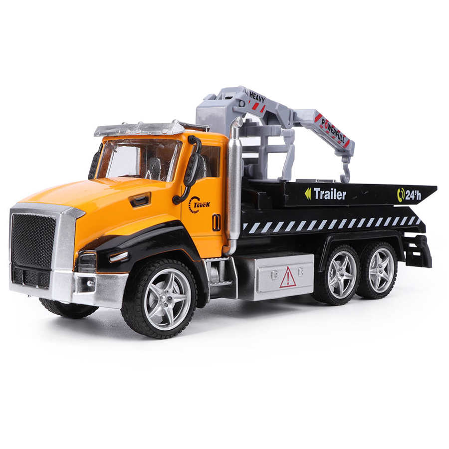 1/42 2 ks tlakově lité záchranné vozidlo Hasičské auto se stahovacím světlem pro děti s hudebním modelem