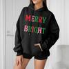Women's Loose Comfortable Casual Fashion Character Printed Hooded Long Sleeve Sweatshirt