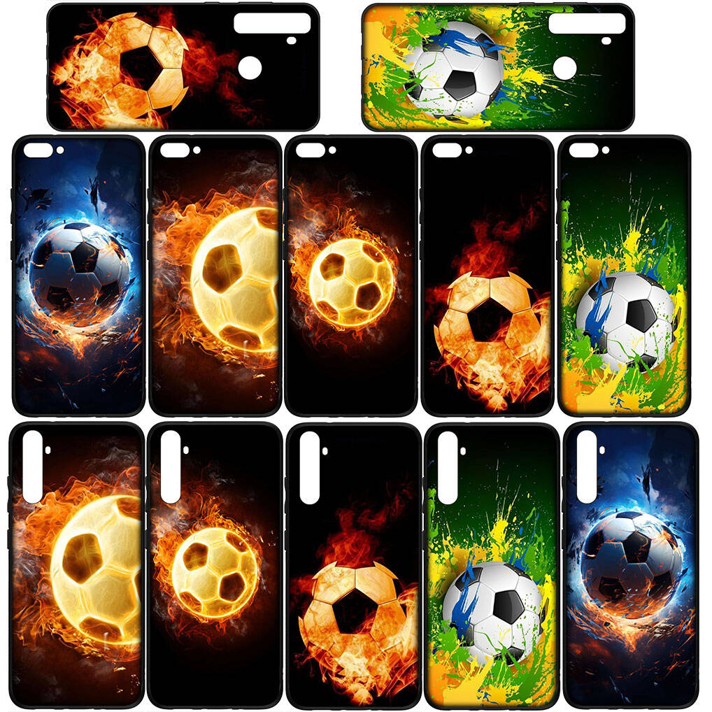for iPhone 17 16 15 Xiaomi Poco F7 F8 X7 X6 C85 C75 C71 M8 Redmi Note 14 13 12 11 Pro Max 14C 13C 15C A3 A4 Phone Case Soccer Football Wallpaper Cover