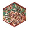 Senyou 3.0 Christmas Cottage 3D Miniature Scene Stickers - Exclusive DIY Landscape Decor