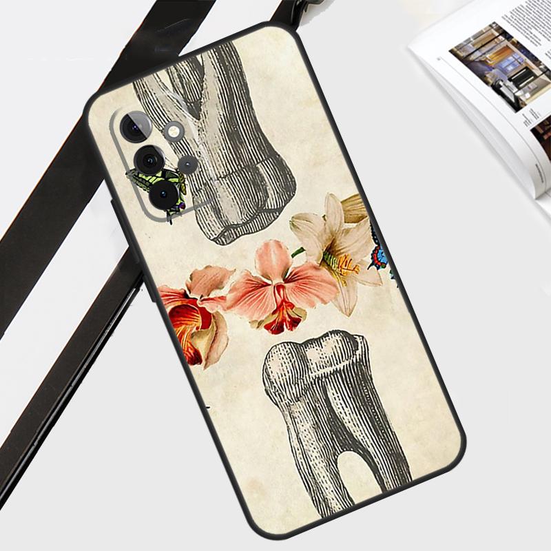Zahnarzt Zahnmuster Hülle Für Samsung Galaxy A34 A54 A14 A52 A32 A12 A22 A72 A42 A13 A33 A53 A51 A71 Abdeckung