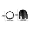 AIRSPEED Real Hard Carbon Fiber Interior Accessories for Abarth 595 595C Abarth 695 Custom Turbo Trim Cover with Boost and Includes Drive 2012-2023 /