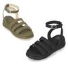 Elcanto Mazz Women'S Three-Strap Wedge Sandals 4Cm Lcww50M426