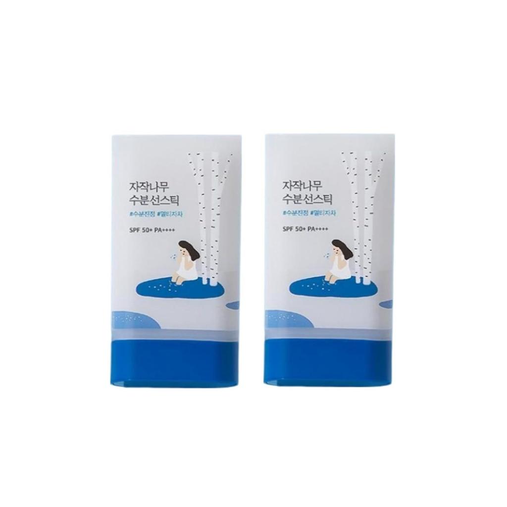 (Lound Lab) Round Lab Shirokaba Moisture Sun Stick 19g Double Plan SPF50+ PA++++ SoothingImmediate Cooling