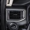 Carbon Fiber Center Console Side Air Vent Trim Sticker For Nissan Titan 2016-23