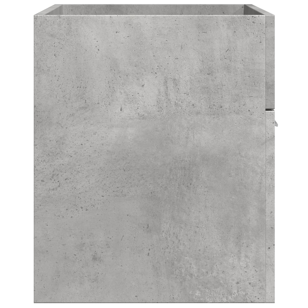 Bathroom Vanity Unit Concrete Grey 90 x 38.5 x 46 cm Particleboard