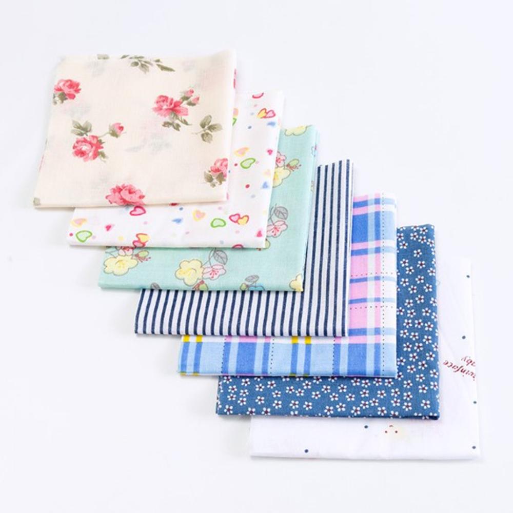 DIY Sewing Essential 7-teiliges Baumwollstoffpaket mit verschiedenen Mustern