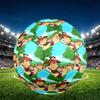 Pallone da Calcio Masha e Orso Stampa Taglia 5, Pallone da Calcio in PU Resistente all'Usura per Partite, Allenamenti e Pratica Quotidiana, Regalo di Compleanno per Appassionati di Calcio