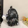 Mochila Casual Estilo Universitario de Gran Capacidad Estilo Coreano Mochila de Moda Estilo Pequeño Fresco