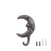 Cast Iron Wall Hook Vintage Decorative Rustic Hardware for Entryway, Hallway, Bedroom Sun