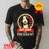 Boy's Casual Cotton Crew Neck T-shirt Dave Grohl for president black T-shirt Cotton All sizes S-5XL