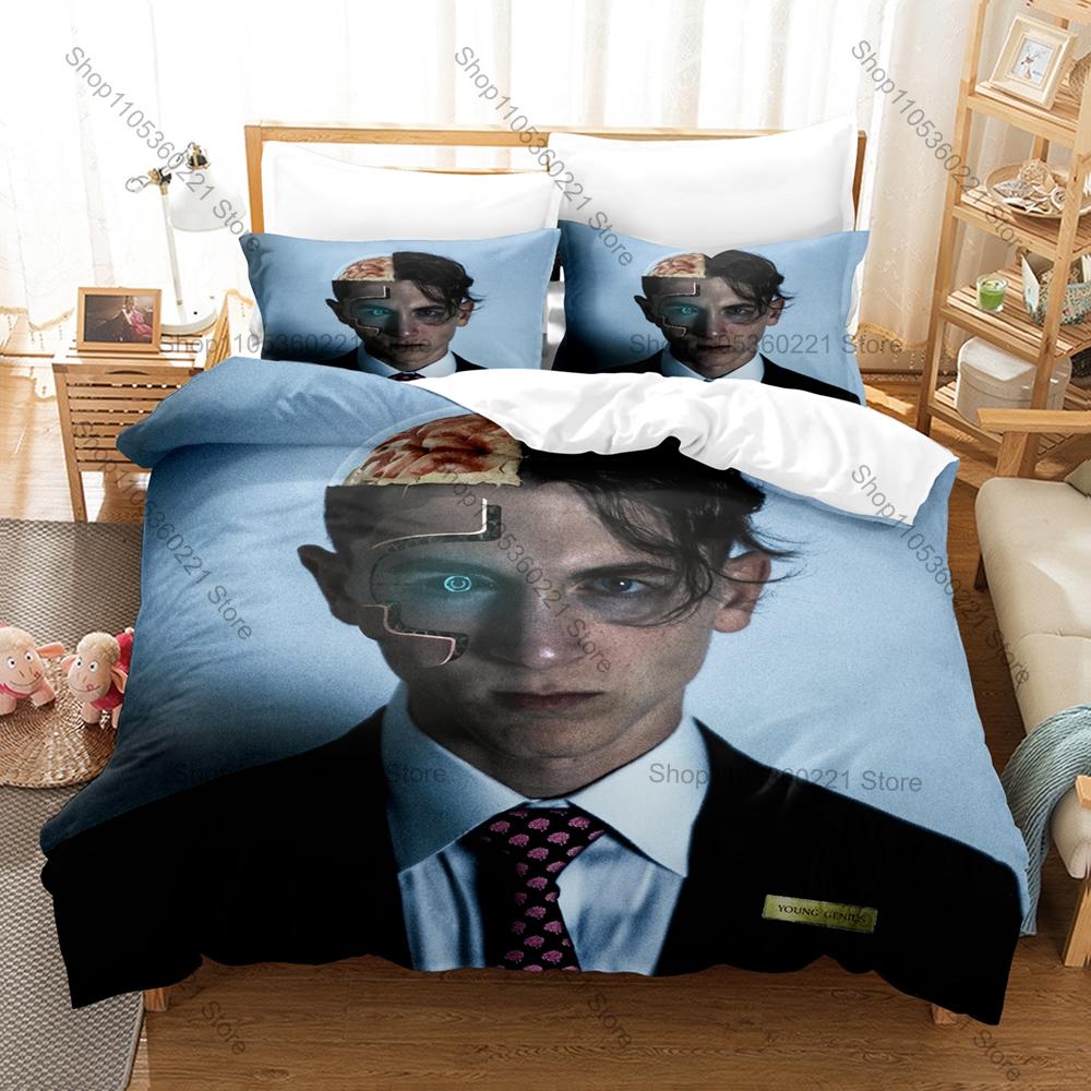 Viral Meme Rap Artist Lil Mabu Hit Song Graphic Hip Hop Bedding Set Duvet Cover With 2 Pillowcases Teen Urban Bedroom Decor