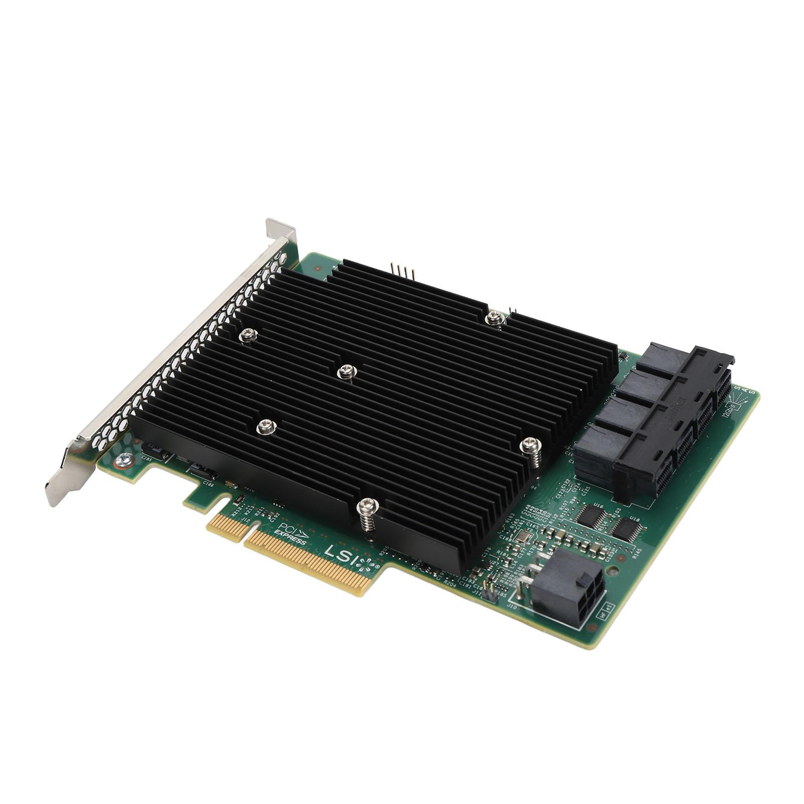 

LSI SAS 9300 16I HBA Card 12Gbps 16 SATA SAS Port HBA Controller Card for Windows for Linux for VMware for FreeBSD HBA Card