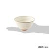 Marui Seito Shigaraki Ware Hechimon Rice Bowl, Diameter 13cm, White Glaze, White, MR-3-4551