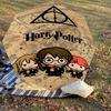 1PC Harry Potter Deathly Hallows Umbrella-8-Rib Reinforced, Automatic Open, Lightweight & Durable, Cute Fashion Accessory for Outdoor, D2684