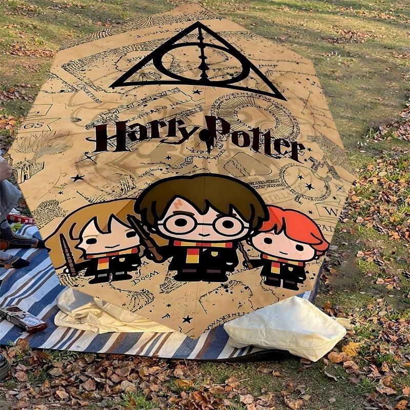 1PC Harry Potter Deathly Hallows Umbrella-8-Rib Reinforced, Automatic Open, Lightweight & Durable, Cute Fashion Accessory for Outdoor, D2684