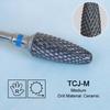 Ceramic Milling Cutter Flame Carbide Nail Drill Bits Pink Gel Remover Electric Machine Drills Polishing Peeling Nails Art Tools