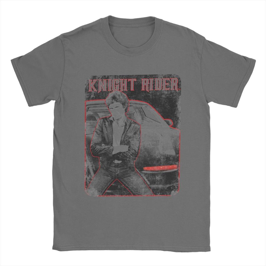 Knight Rider Knight And Kitt Men T Shirt Leisure Tees Short Sleeve Round Collar T-Shirt Cotton Summer Clothes