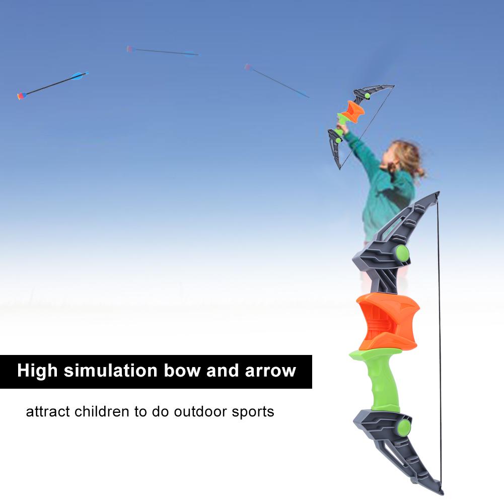 Outdoor Simulation Bow Arrow Toy Set Shooting Sports Games for Children Kid
