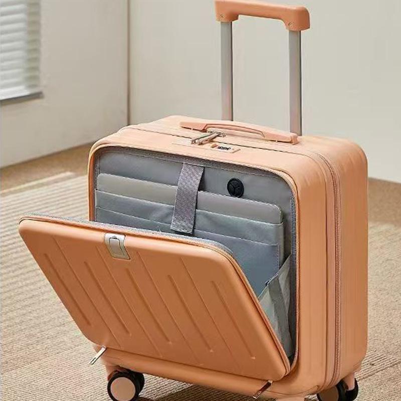 18" Rolling Laptop Carry-on: Men's & Women's Luggage with Side & Front Openings, 20" for Short Trips, with Combination Lock