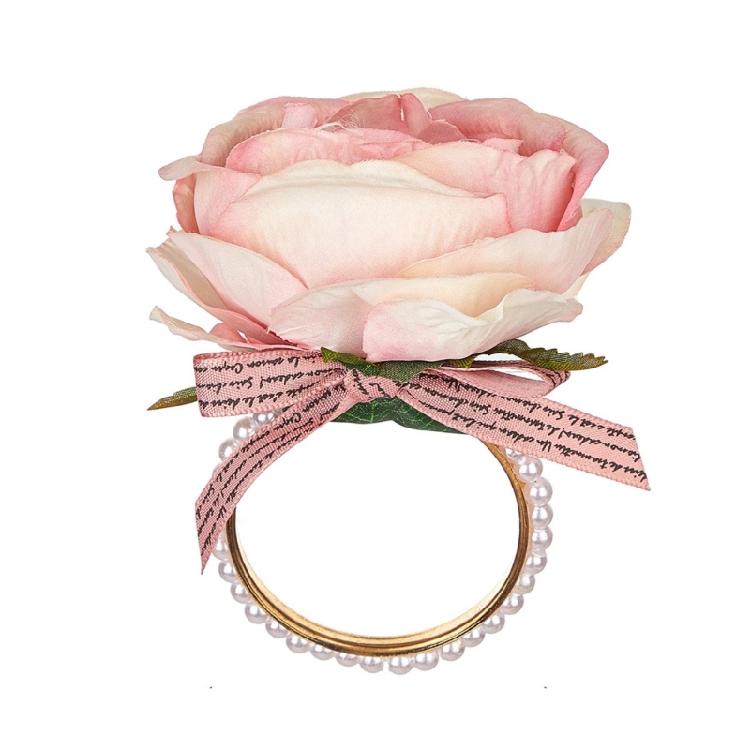 Hand Woven Faux Eucalyptuses Leaf Napkin Rings Christmas Flower Napkin Rings for Casual and Dinner Parties