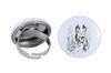 Afghan Hound, Tazi – Women's Jewelry with a Dog Portrait, Handmade Product |