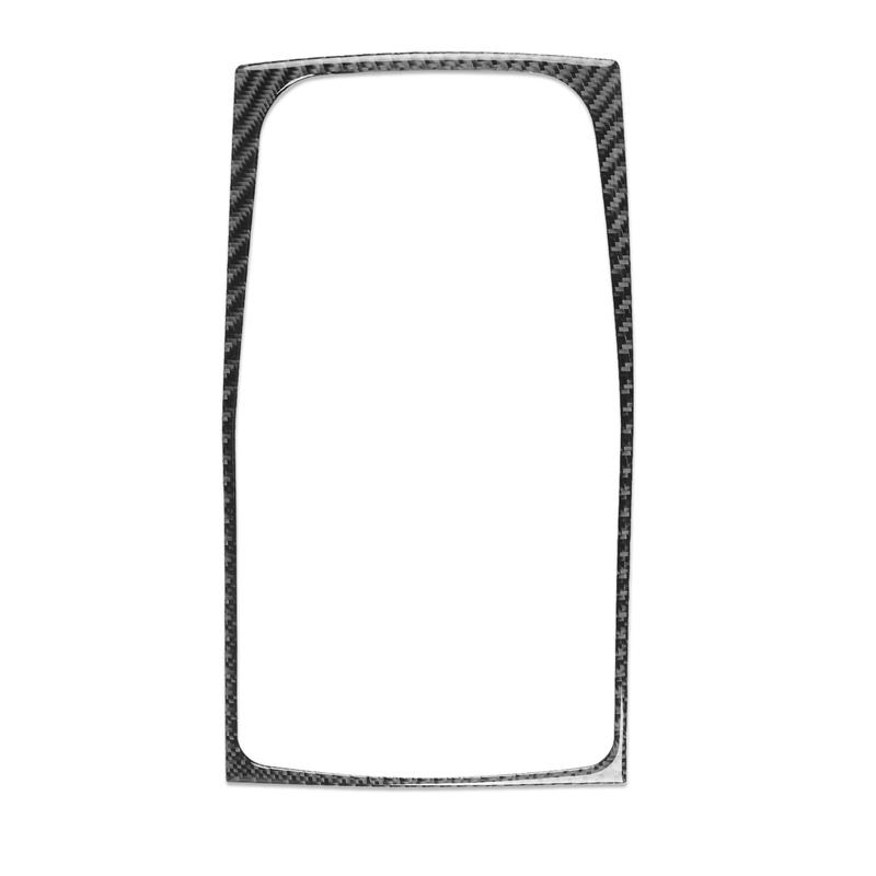 For Renault Clio 2002 - 2005 Models  Carbon Suitable Fiber Car Central Panel Frame Interior AccessoriesTrim Sticker
