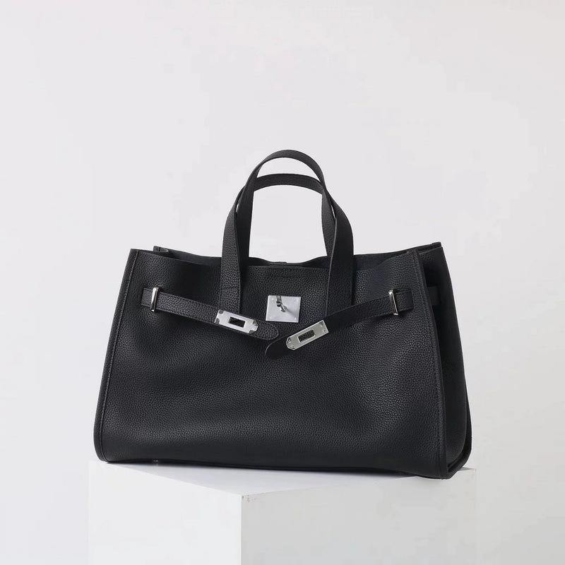 Bolsa Tote Casual Modificada de Couro Bovino de Primeira Camada (S12-52764)